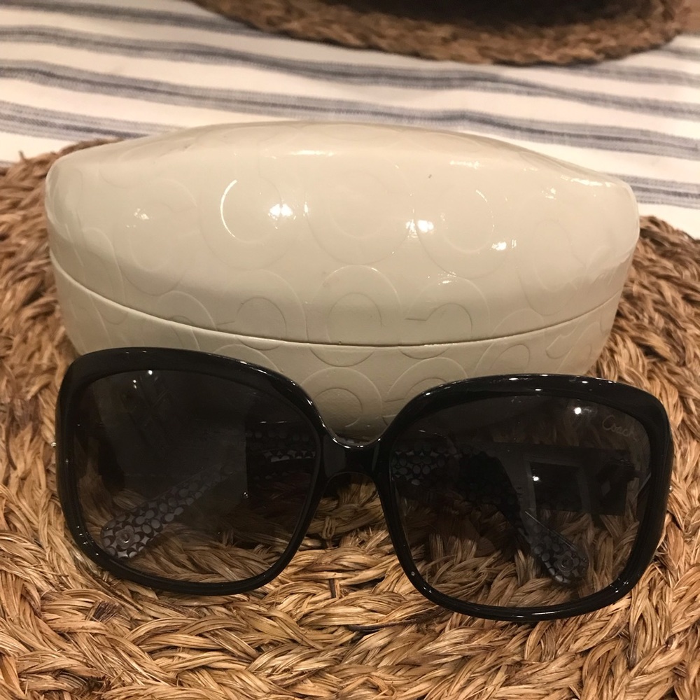 Coach sunglasses with case